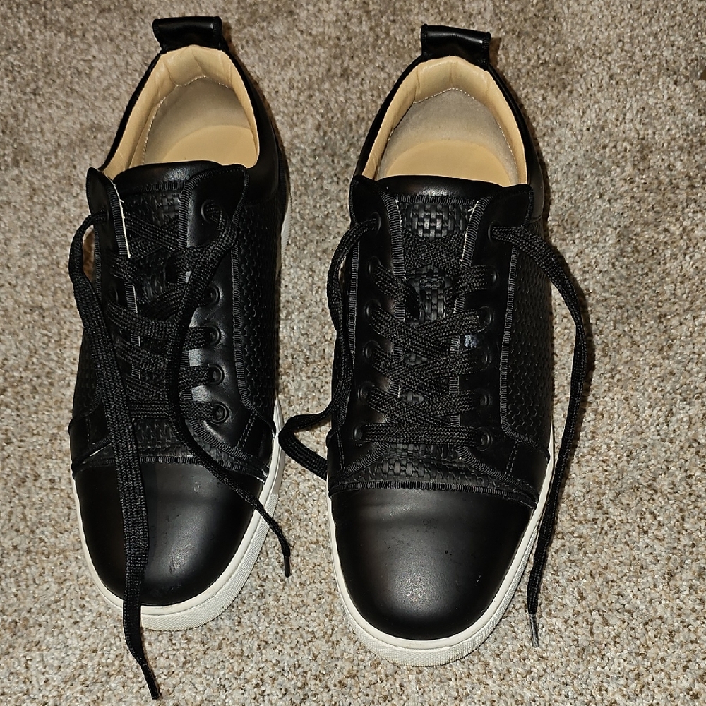 Christian Louboutin Black and White Sneakers